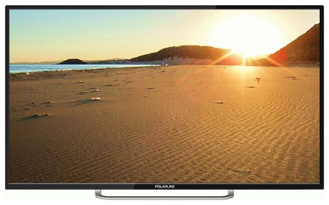 POLARLINE Телевизор 40" Full HD, черный #1