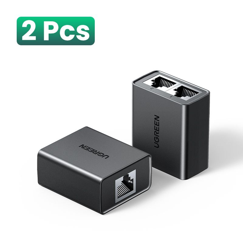 UGREEN RJ45 Разветвитель 1 на 2 Ethernet-адаптер Удлинитель сетевого ...