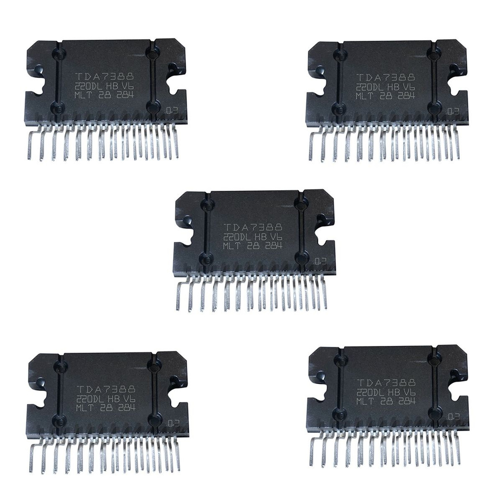 5X TDA7388 Усилитель мощности Усилитель мощности звука Интегральная ...