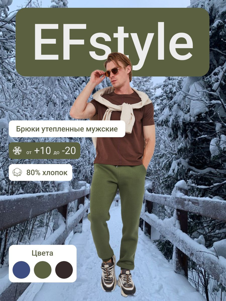 Брюки утепленные EFstyle Базовая #1