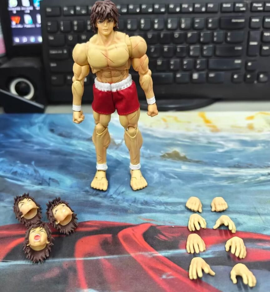 Baki the Grappler аниме фигурки/hanma baki подвижные фигурки,18CM - купить  с доставкой по выгодным ценам в интернет-магазине OZON (1316588996)