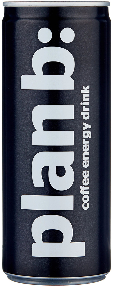 Напиток безалкогольный "Plan B" тонизирующий энергетический газированный Энергия кофе 0,449л ж/б  #1