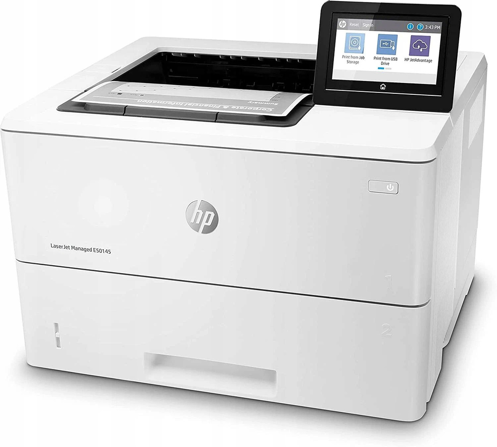 HP Принтер лазерный Лазерный принтер HP LaserJet E50145DN , белый