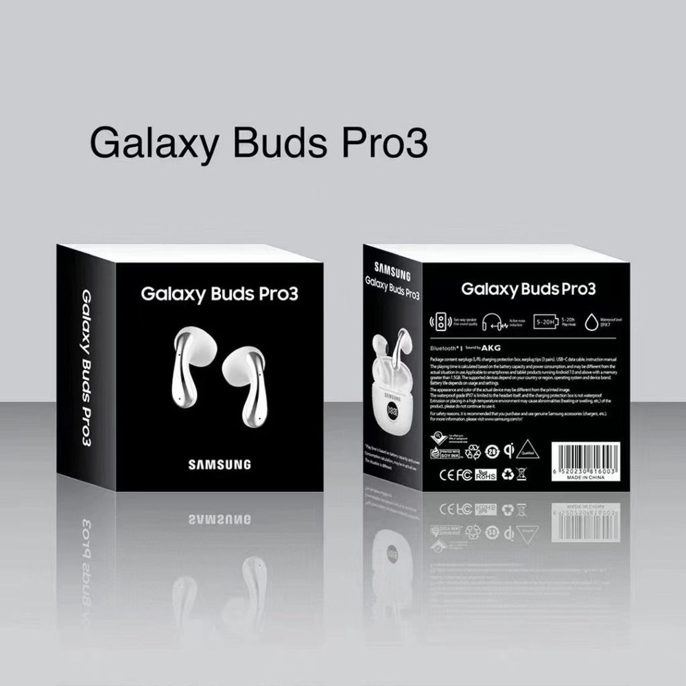 Наушники беспроводные с микрофоном Samsung Galaxy Buds Pro, Bluetooth, белый  #1