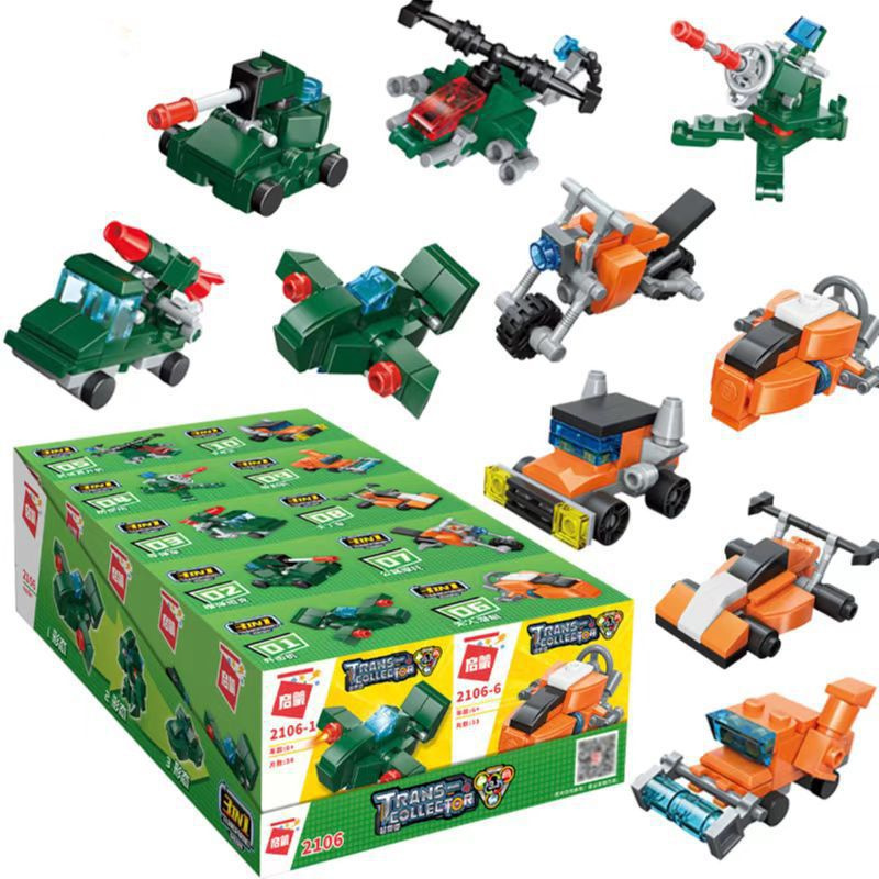 Сборка развивающих кубиков, детских игрушек и подарков, набор Городская ...