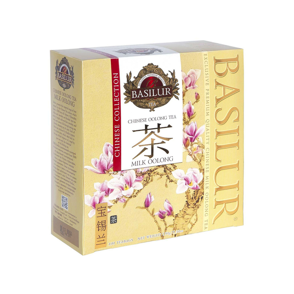 Чай зеленый Basilur Китайская коллекция "Молочный улун", 100 пакетиков  #1