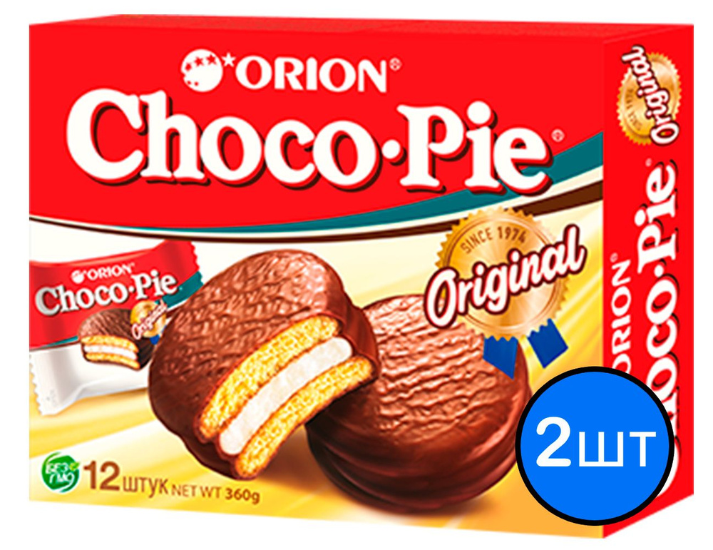 Печенье "ORION ChocoPie", 360г х 2шт #1