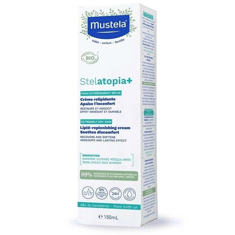 Mustela Stelatopia 150 мл Крем для регенерации липидов #1