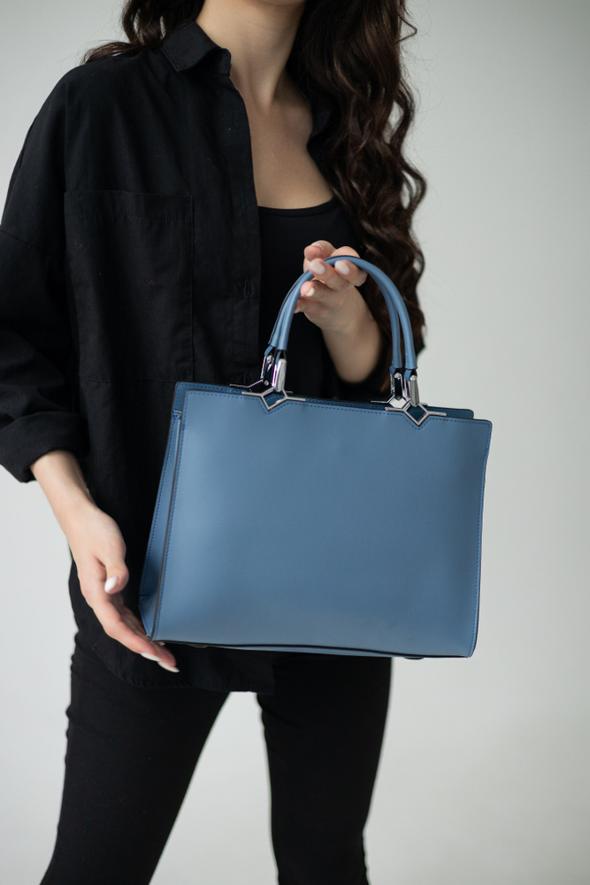 Сумка женская кожаная натуральная тоут через плечо кросс-боди средняя ...