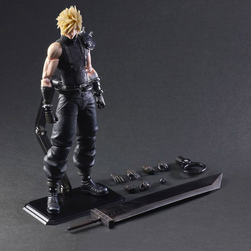 Final Fantasy VII/ Фигурка Клода Стрейффа,Cloud Strife, подвижные фигурки, 27 см  #1