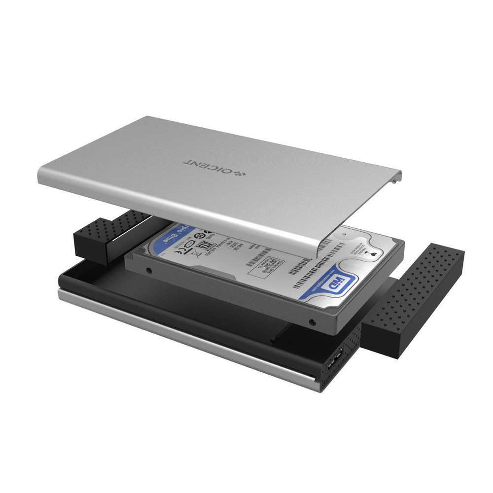 Внешний корпус для жесткого диска 2.5" SATA USB 3.0 QIC-2528U3 для SSD ...