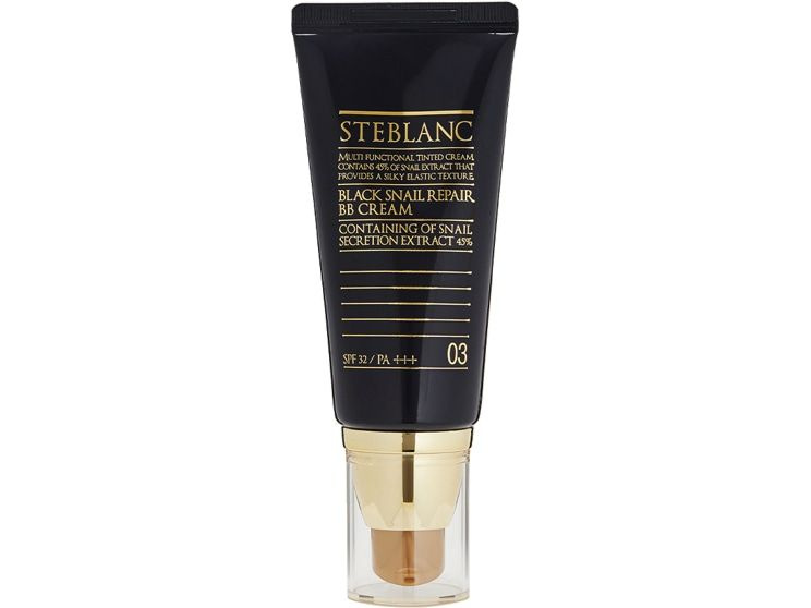 ВВ крем с муцином Чёрной улитки Steblanc Black Snail Repair BB Cream #1