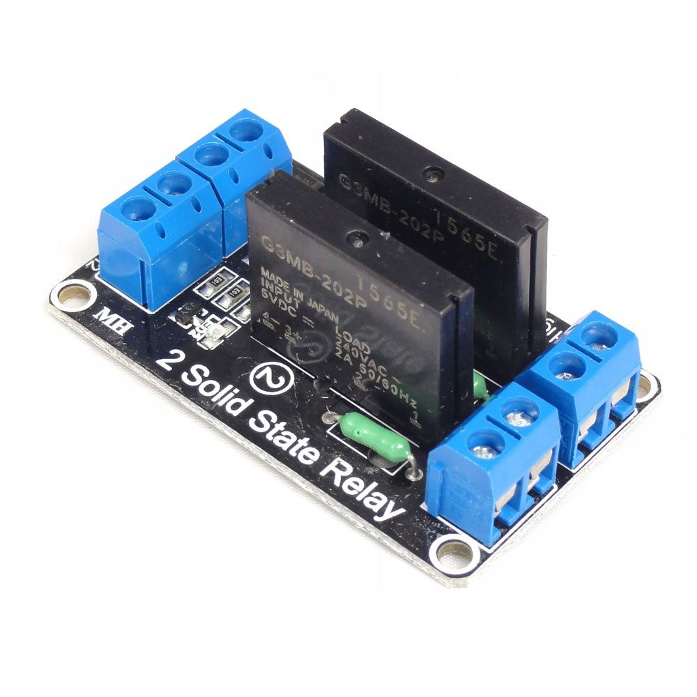 Твердотельное реле 2 канала, Ардуино - купить с доставкой по выгодным ...