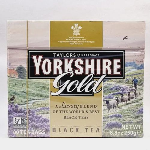 Чай черный Taylors Yorkshire Gold "Йоркшир Золотой" 80 пакетиков (Финляндия)-incomparable  #1