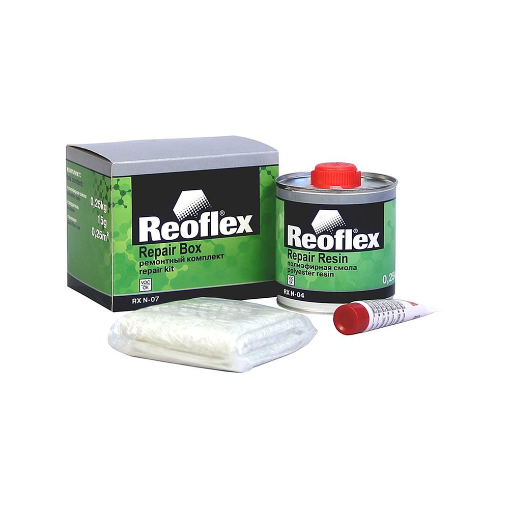 REOFLEX RX N-07 Repair Box Ремонтный полиэфирный комплект 0,25 кг. #1