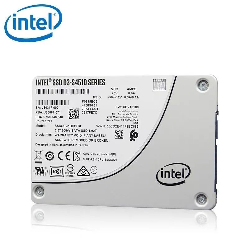 3,8 ТБ Внутренний SSD-диск Intel D3-S4510 (SSDSC2KB480G801) - купить по ...