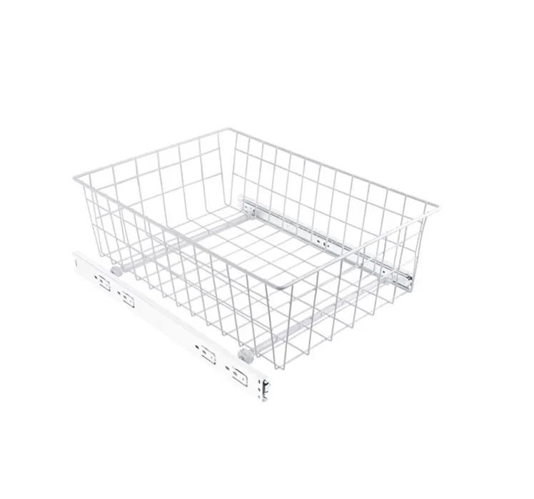Корзина выкатная сетчатая в модуль 400 мм (335х475х200 мм) , белая  #1