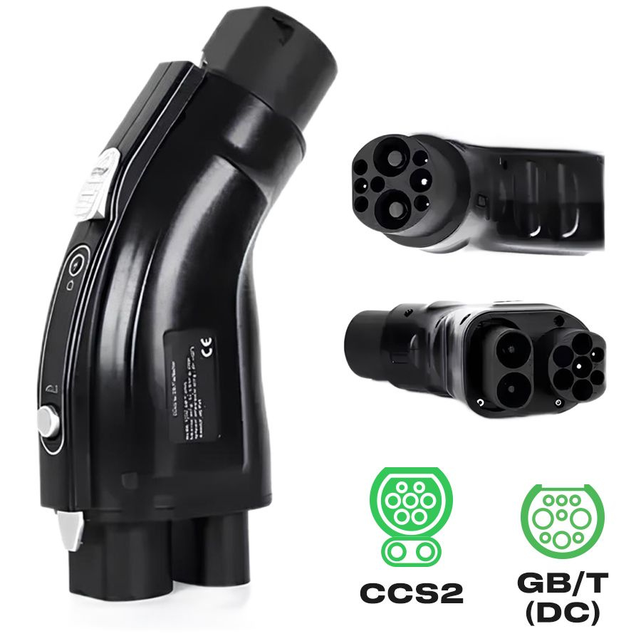 Адаптер CCS2 - GB/T DC, переходник для электромобиля - купить с ...