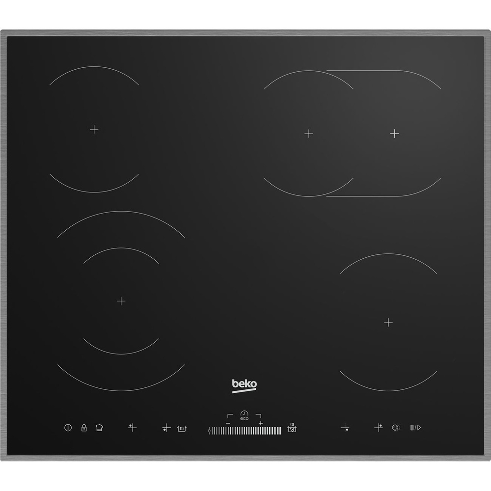 Встраиваемая электрическая панель Beko HIC 64503 TX черная купить по ...