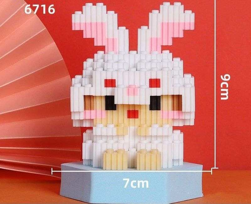 XC Magic Block 3D конструктор из миниблоков "Зайка" (619 деталей ...