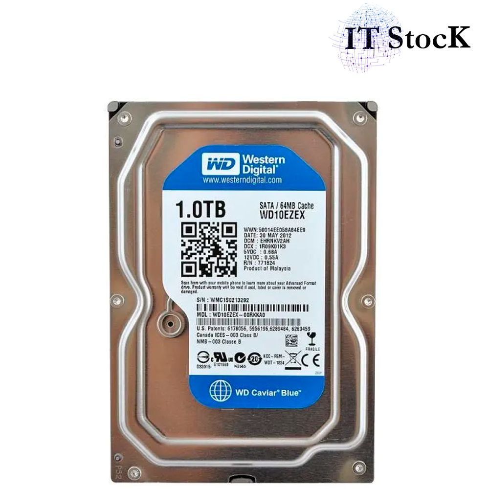 1 ТБ Внутренний жесткий диск Western Digital WD/1TB/HDD (WD10EZEX ...