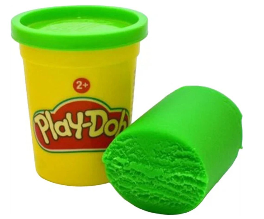 Play-Doh Масса для лепки Баночка зеленая B6756 #1