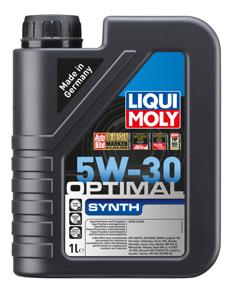 Масло моторное Liqui Moly 5W-30 НС-синтетическое - купить в интернет ...