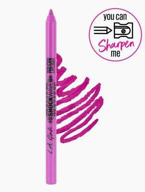 L.A. Girl карандаш цветной для глаз и губ Shockwave Neon Liner, тон Blaze GP733 светло-фиолетовый  #1