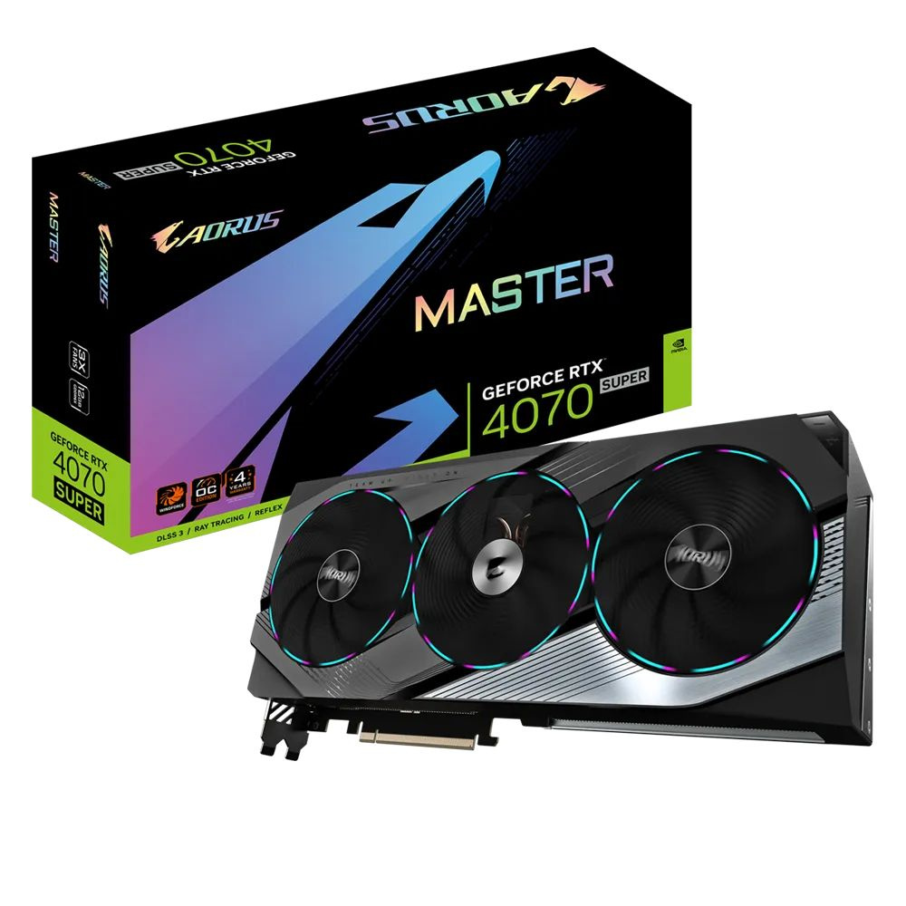 Видеокарта Gigabyte GeForce RTX 4070 SUPER, 12 ГБ - купить по низким ценам  в интернет-магазине OZON (1381683574)