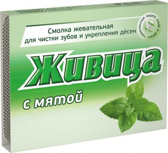 Алтайский нектар "Живица с мятой" смолка жевательная 0.8 г №5 БАД  #1