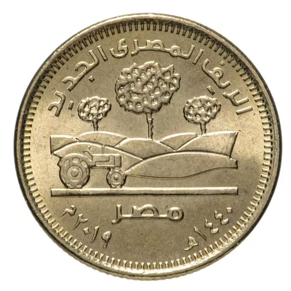 Юбилейная монета Египет 50 пиастров 2019 г. - Новая Египетская деревня ...