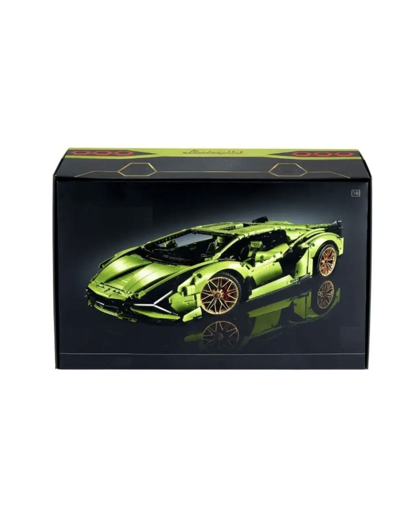 Конструктор LX Техник Lamborghini Sian Ламборджини FKP 37 3696 деталей, спортивная машина technology #1