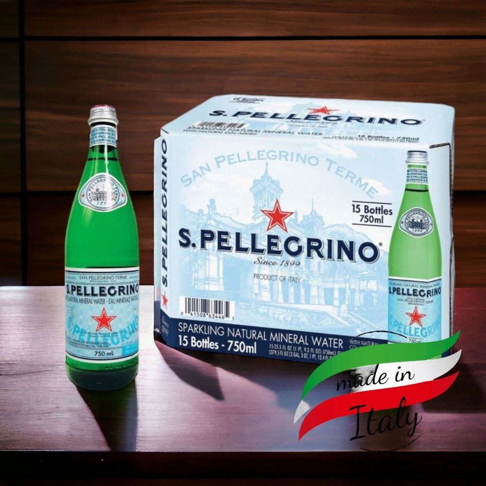 San Pellegrino Вода Минеральная Газированная 750мл. 12шт - купить с ...