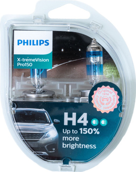 Tuning 12V H7 55W PX26d X-treme Vision Autolampen X treme 100 Doppelpack,  Philips