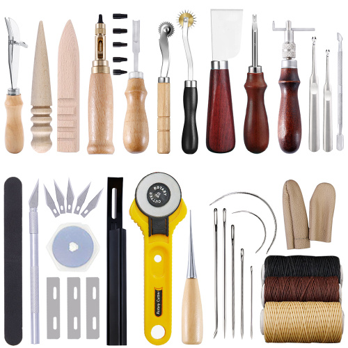 Набор инструментов для рукоделия из кожи 22 типов - купить с доставкой ...