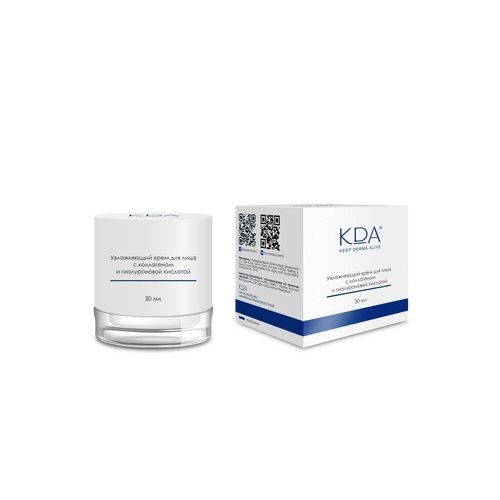 Крем КДА д/лица увлажн с коллагеном и гиалуроновой кислот д/ежедн ухода ...