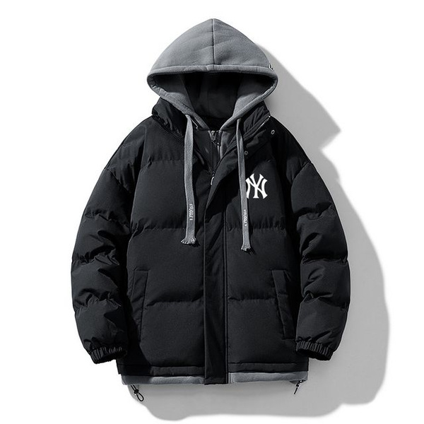 Куртка Мужской, Женский NEW YORK YANKEES черный, размер 56 Зима