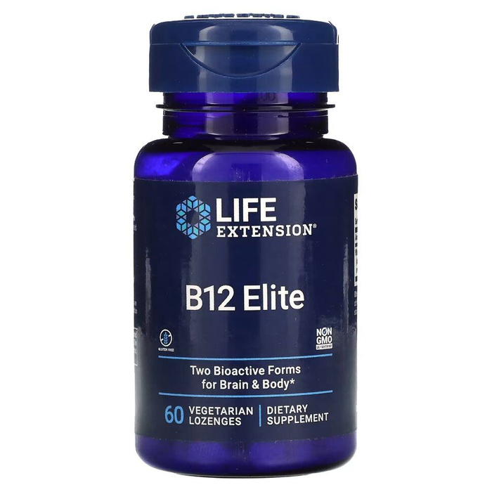 Витамин B12 Life Extension B12 Elite, 60 растительных капсул - купить с ...