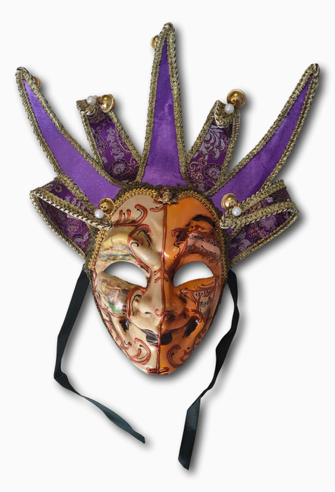 Маска венецианская карнавальная. Аксессуар вечеринки карнавала или ...