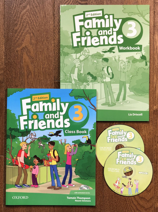 Family and Friends 3 (2nd edition) Class Book + Workbook + CD - купить ...