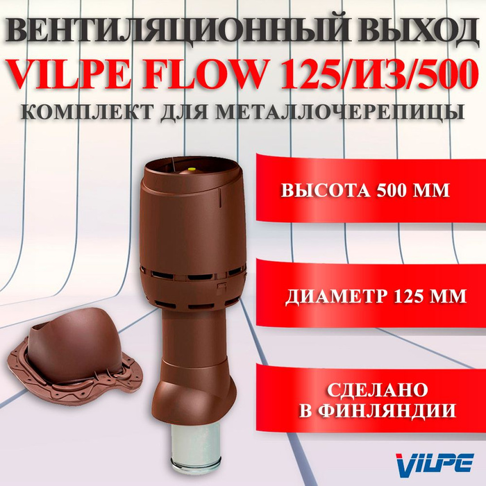 Вентиляционный выход vilpe 125