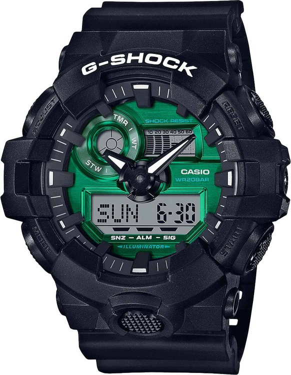 Японские наручные часы Casio G-Shock GA-700MG-1A мужские кварцевые ...