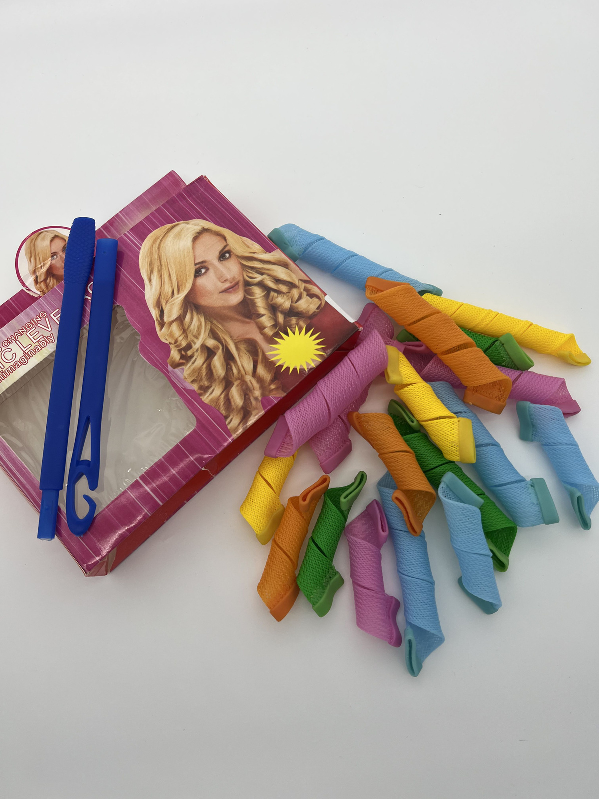 Бигуди спирали для волос KRAINEV ACCESSORIES, Набор мягких бигудей для ...