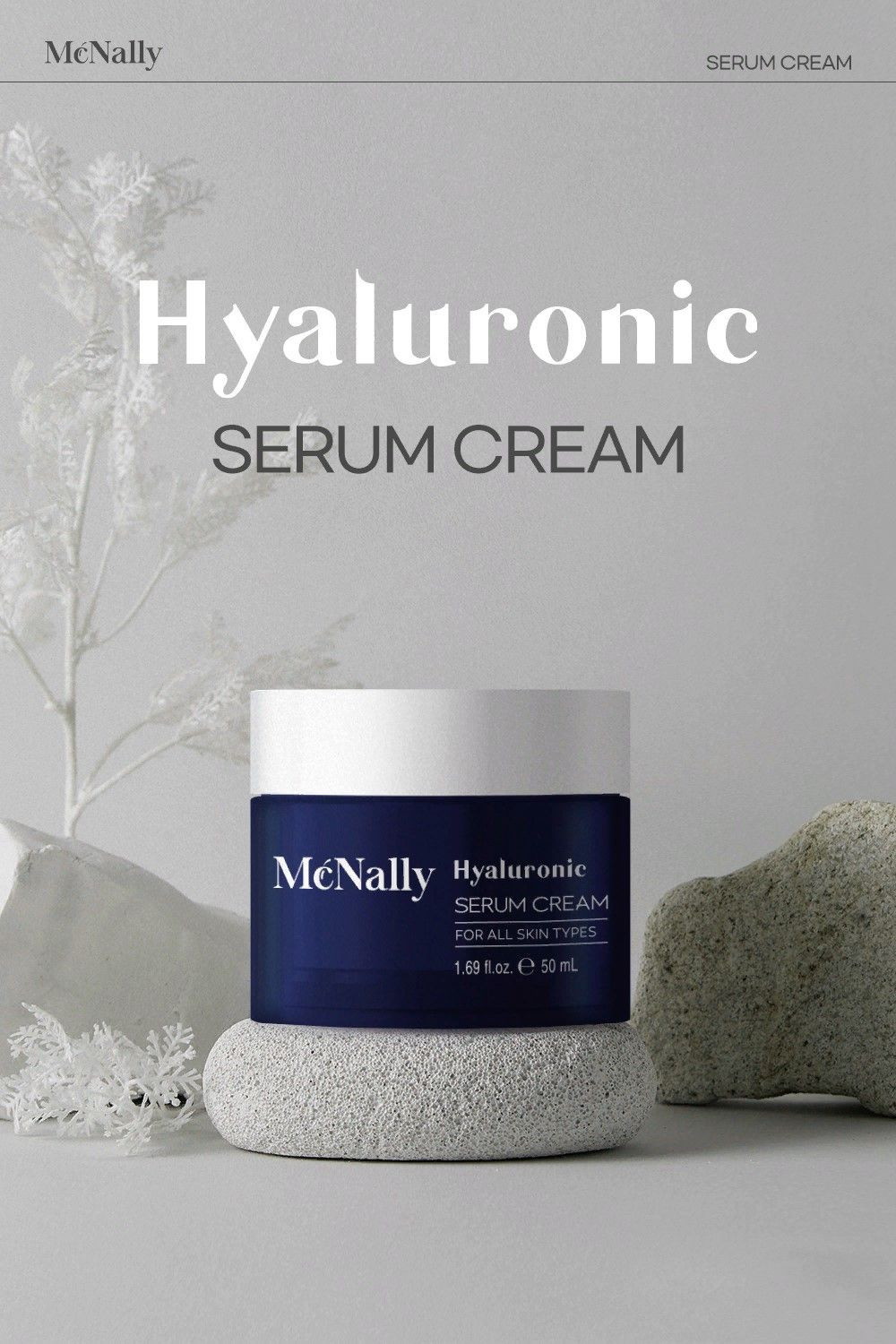 McNally Крем для лица с гиалуроновой кислотой Hyaluronic Serum Cream