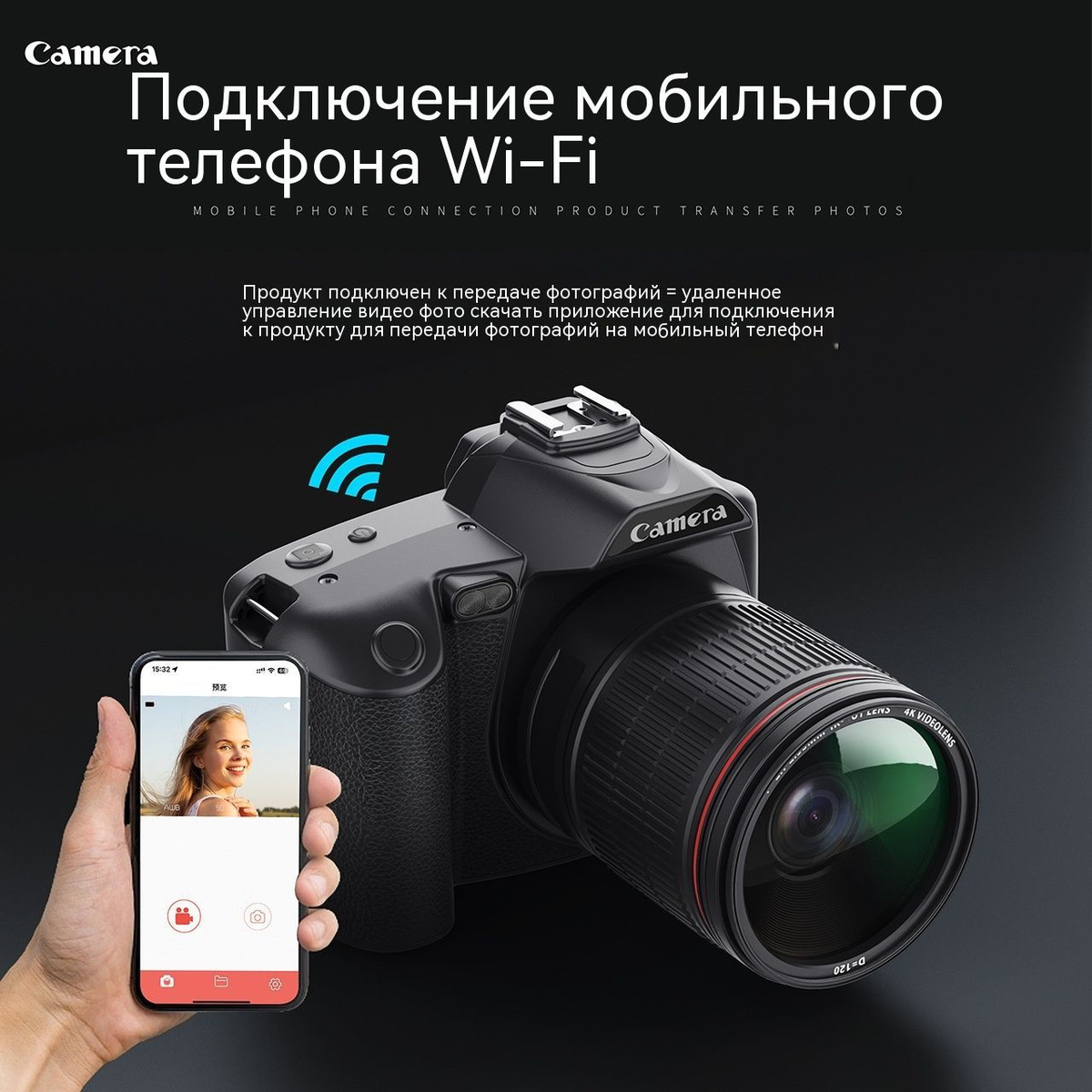 Зеркальный фотоаппарат Цифровая зеркальная камера - купить по низкой ...