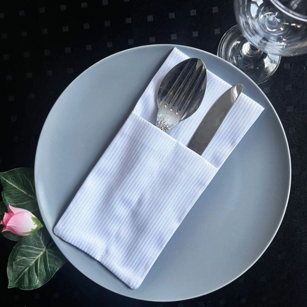 Набор конвертов из12 шт для сервировки столовых приборов, куверты для ...