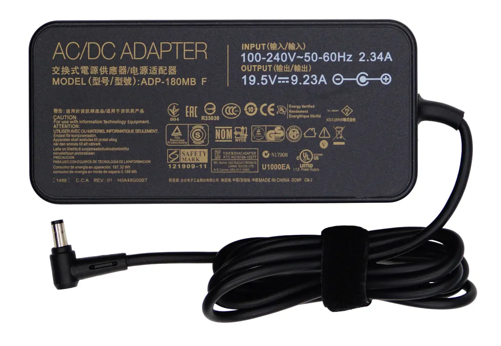 Блок питания (зарядка) для ноутбука Asus 19.5V 9.23A 180W / сетевой адаптер ADP-180MB F, FA180PM111, A15-180P1A (штекер 5.5x2.5мм), 5.5x2.5 мм, 180 Вт, фото 4