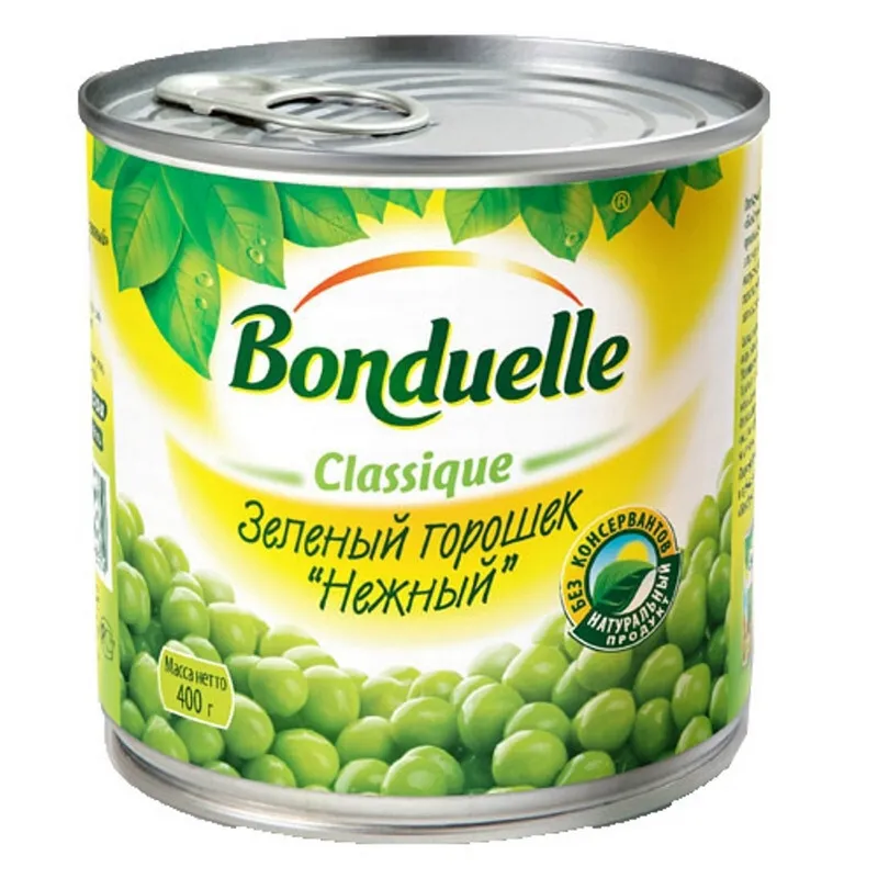 Bonduelle Овощные консервы Горошек нежный, 400 г, 6 шт /, 400 г, 6 шт, фото 2