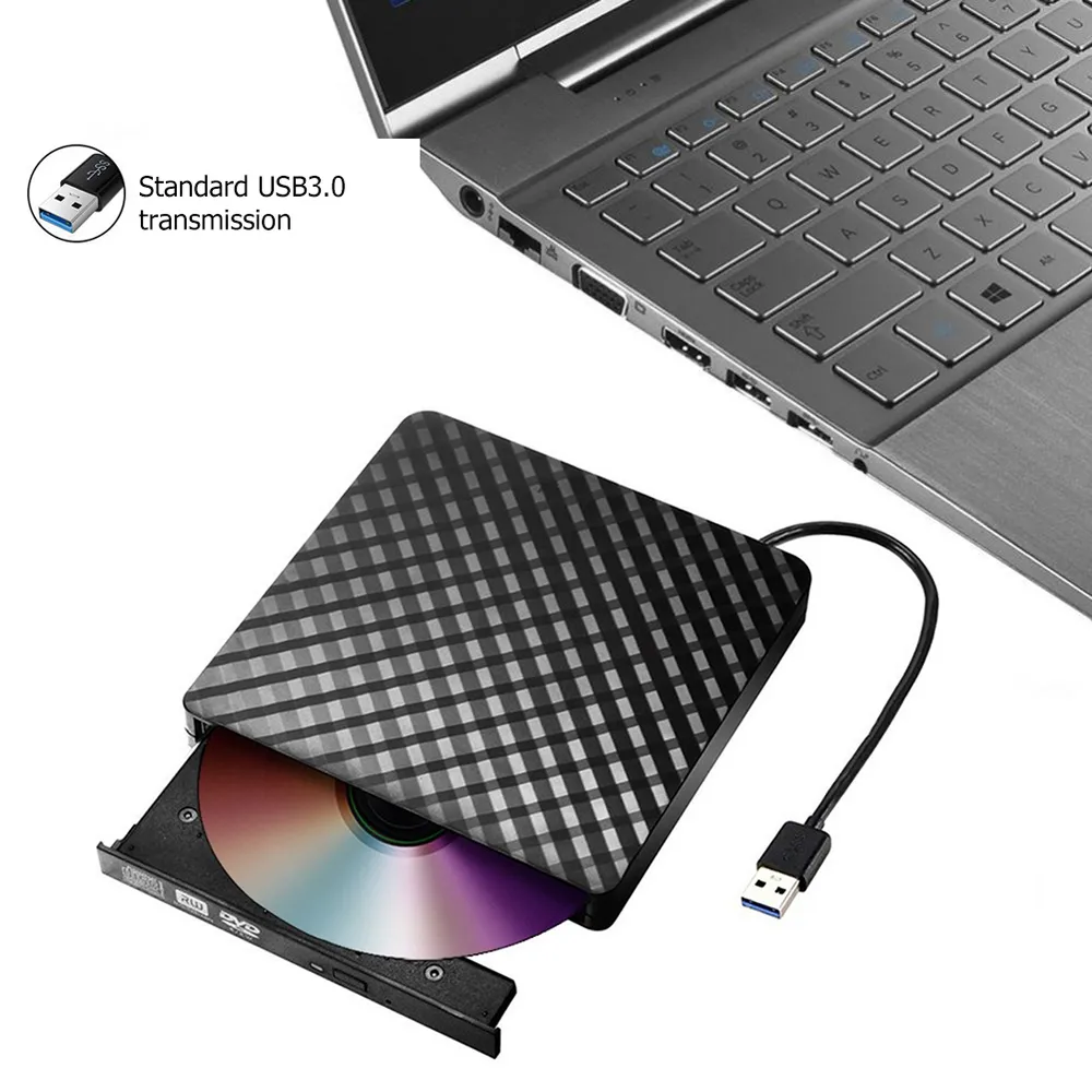 USB 3.0 Внешний DVD-рекордер CD/DVD-ROM, проигрыватель и записывающее устройство, вариант, фото 2