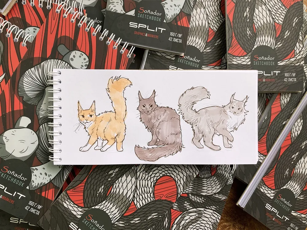 Sonador Sketchbook Скетчбук, листов: 42, вариант, фото 5